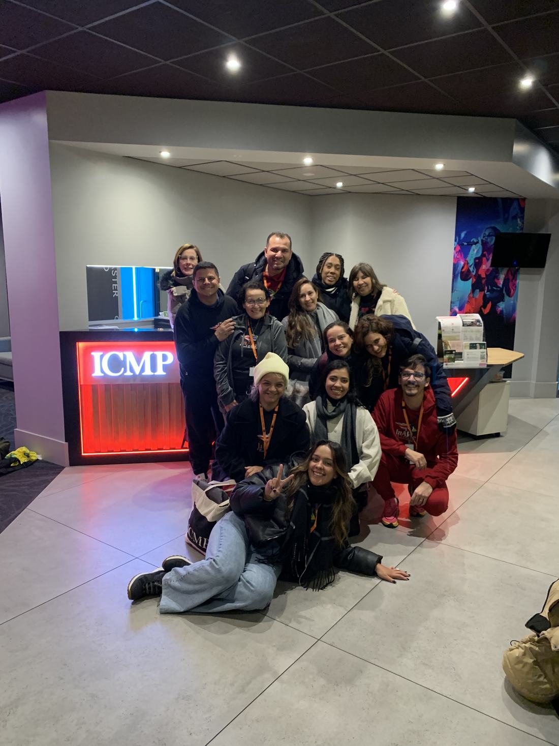 Alunos do InArte na faculdade ICMP