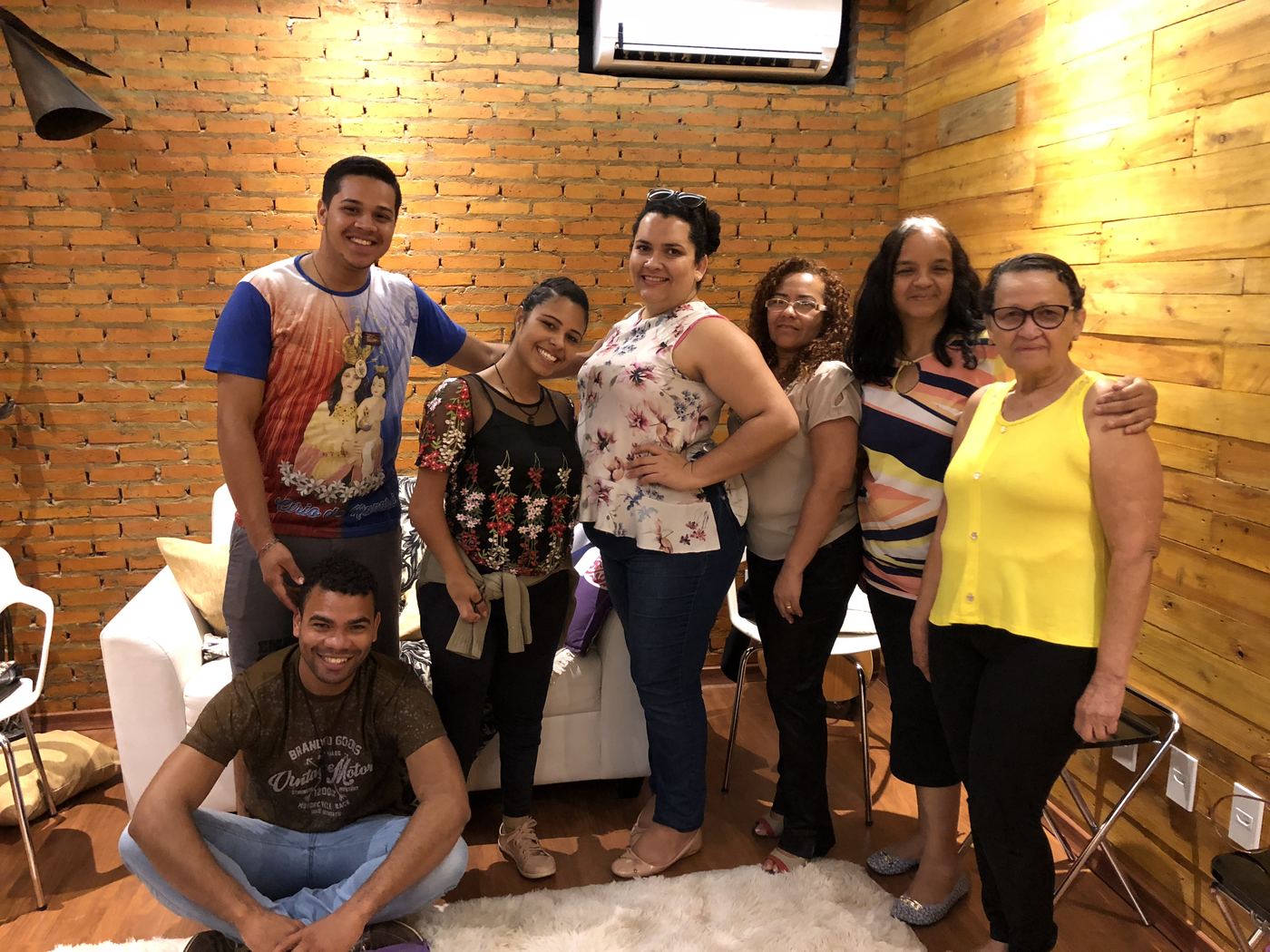 Turma social em aula
